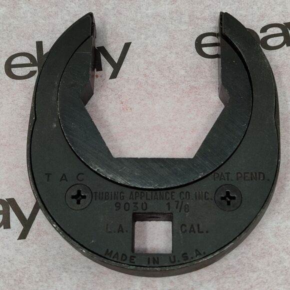 TAC Tubing Appliance 9030 1 7/8” Drive Ratcheting Crowsfoot 1/2” Drive**READ** - Picture 1 of 8